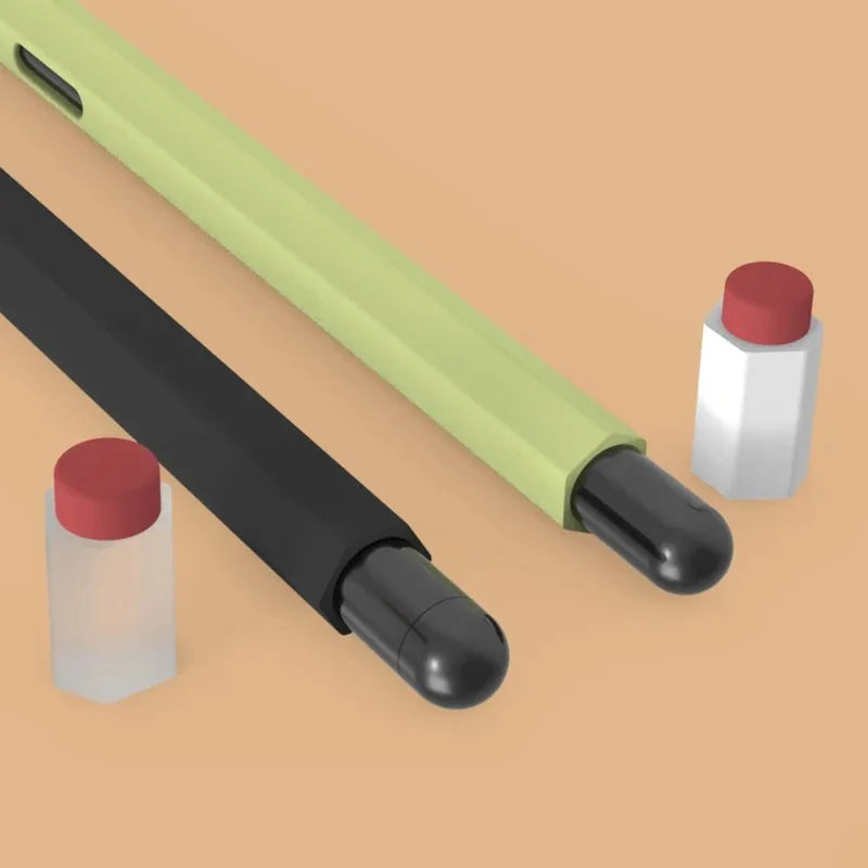 Silicone Pencil Case Tablet Touch Stylus Pen Cover Solid Colour for Samsung Galaxy Tab S6 Lite S7 FE S8 Ultra S9 Plus