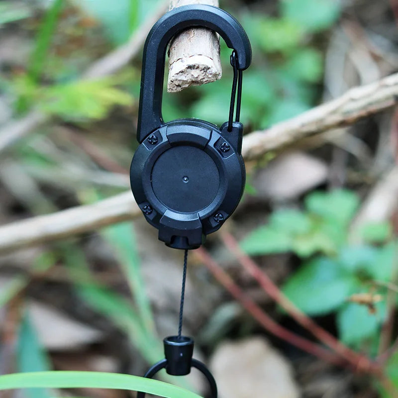 1/3Pcs Automatic Retractable Wire Rope Antitheft Easy-to-pull Buckle Rope Elastic Keychain Sporty Retractable Key Ring Anti Lost