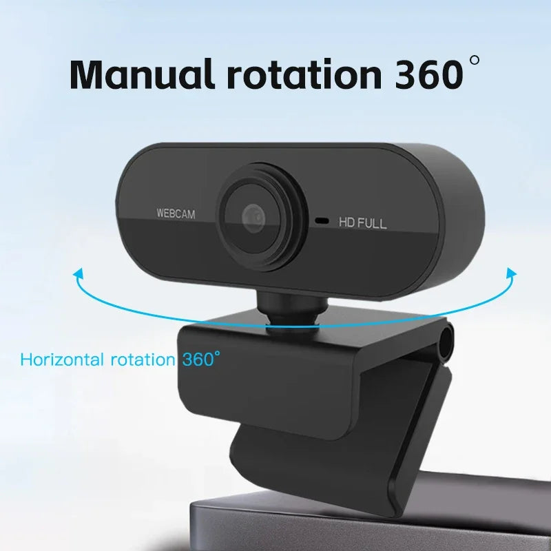 Camera 1080P HD Computer HD USB Camera Built In Microphone USB Network Camera Web Camera For Work With Microphone Tripod