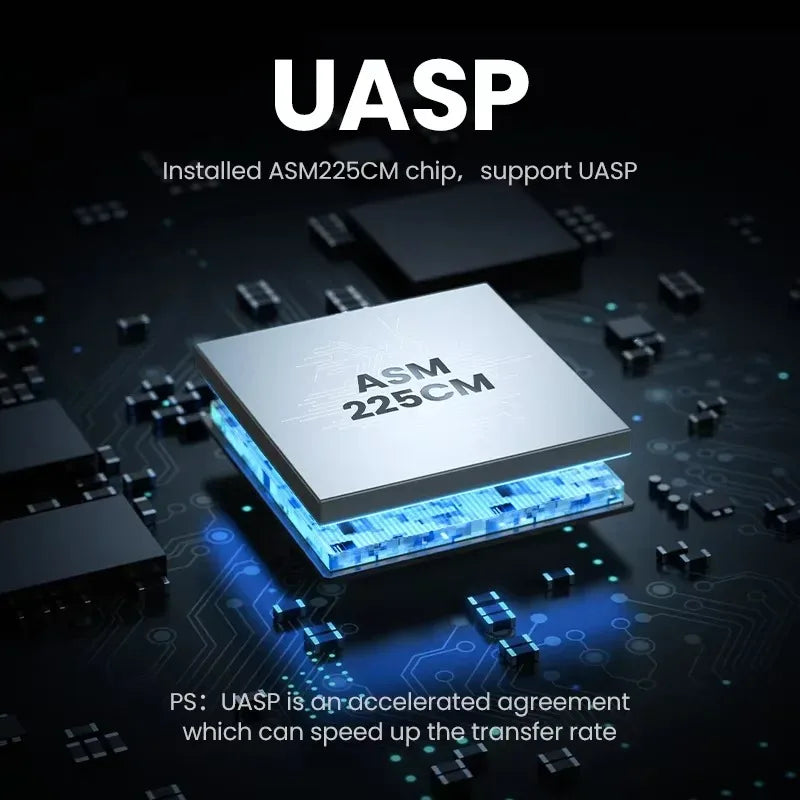 2.5/3.5 inch HDD Case USB3.0 Hard Drive Enclosure SATA to USB 3.0 External Hard Drive Reader 10TB Adapter for PC Laptop