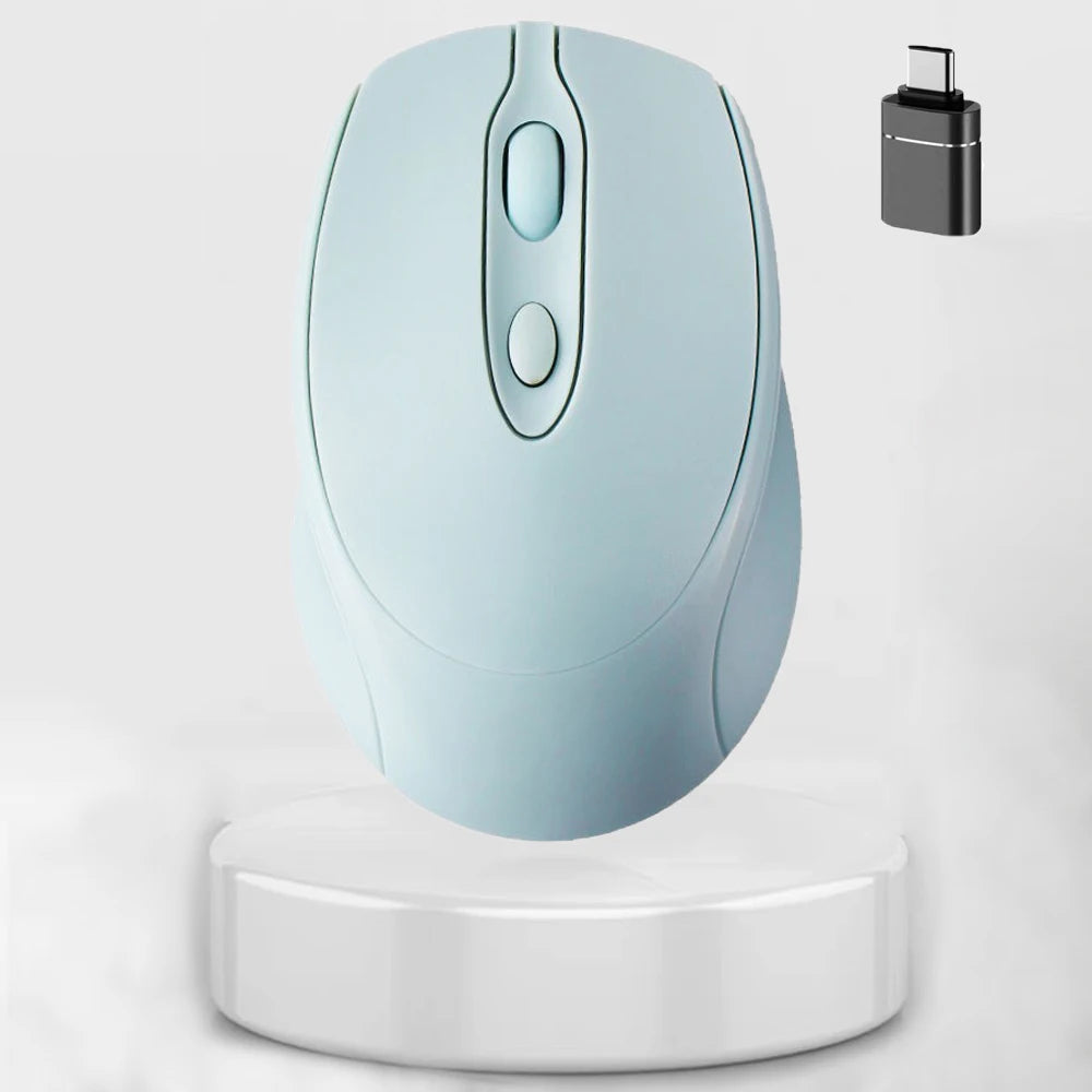 Rechargeable Wireless Mouse 2.4G Bluetooth-Compatible Wireless Computer Mouse USB Silent Gamer Mice For PC Laptop Macbook Tablet