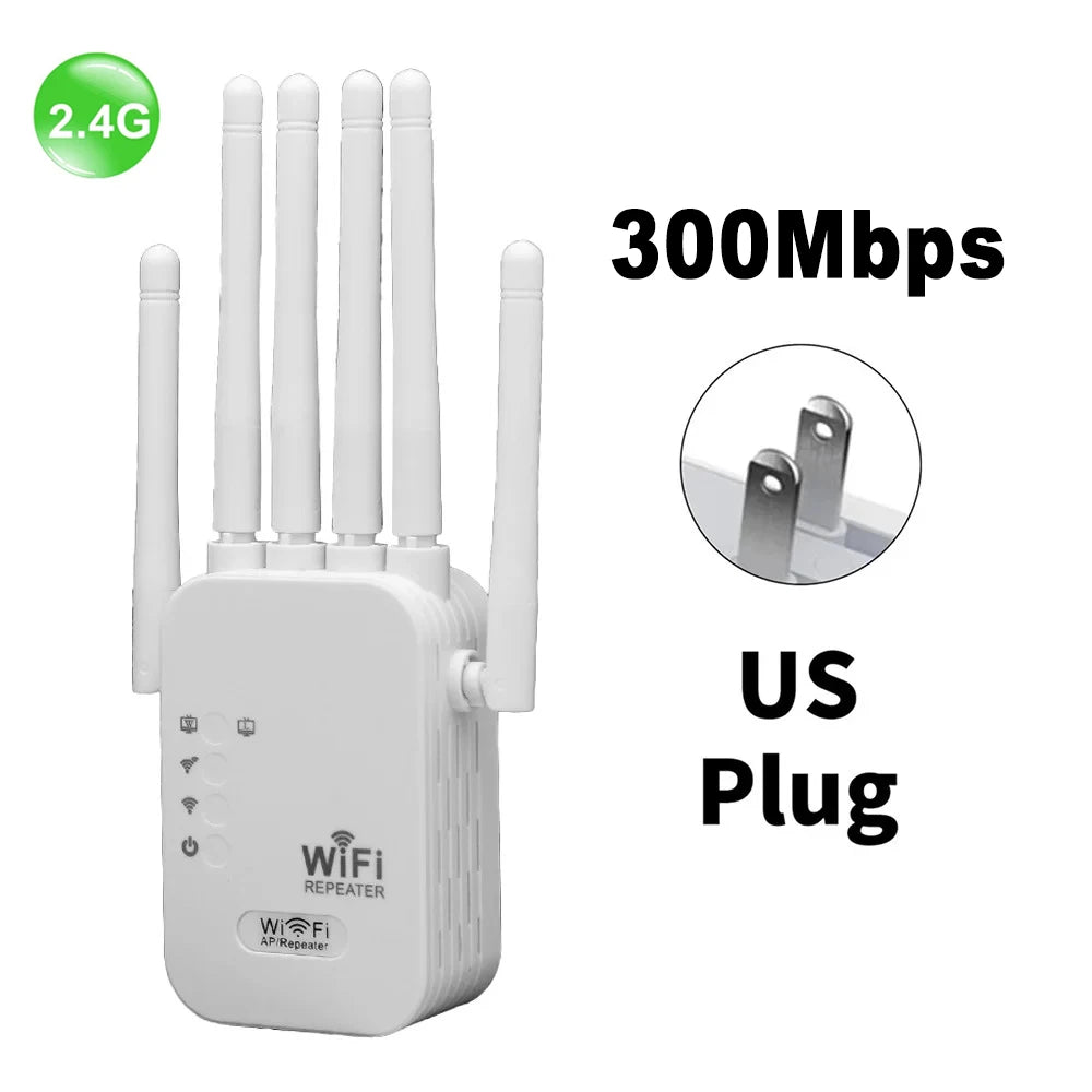 Kebidumei 1200Mbps Wireless WiFi Repeater WIFI Extender Signal Booster 2.4G 5G Dual-band Network 802.11ac WiFi Amplifier Router