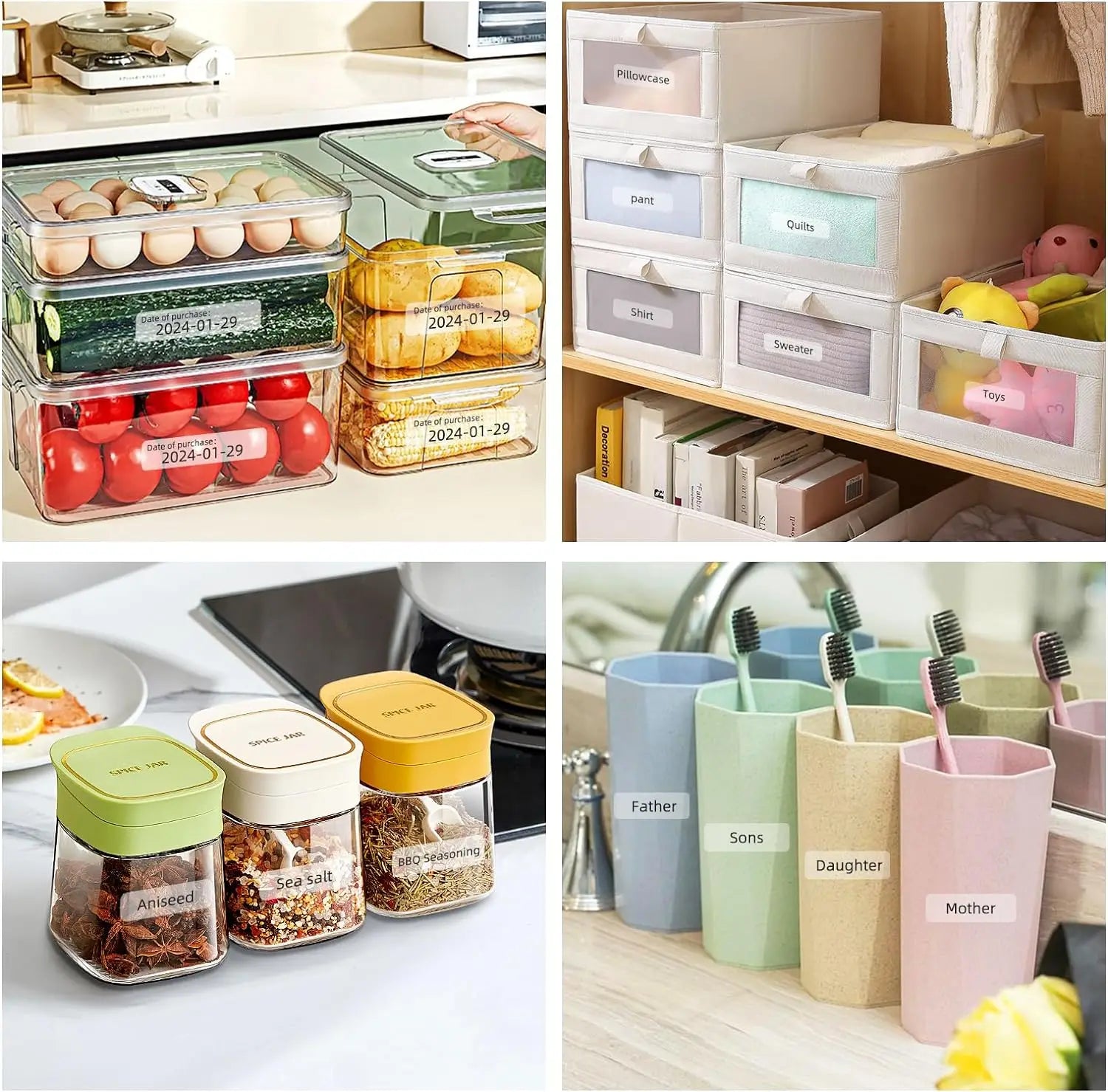 1Roll P12 P15 Thermal Label Sticker 12mm*40mm tape Compatible Phomemo D30 Q30 Marklife P11 P50 L12 DELI Q2 Labeller