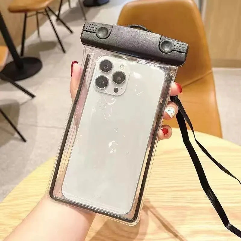 Floating Airbag Waterproof Swim Bag Phone Case For iPhone 11 12 13 14 Pro Max Samsung S23 S22 Xiaomi 13 Huawei P30 20 Lite Cover