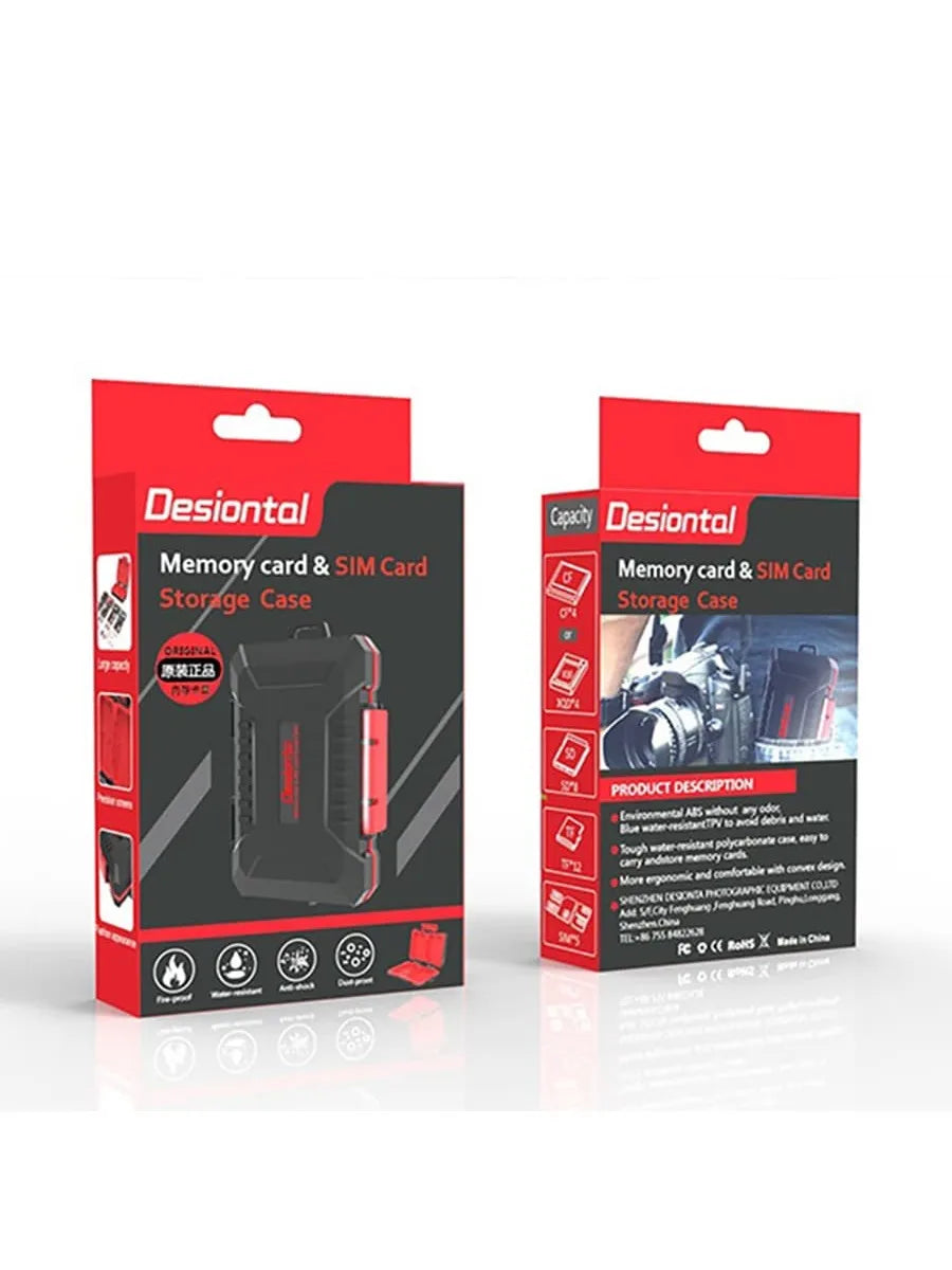 LP-E8 SD Card Holder Micro SD Card Case Waterproof Memory Card Storage Box Organizer Shockproof with environment ABS