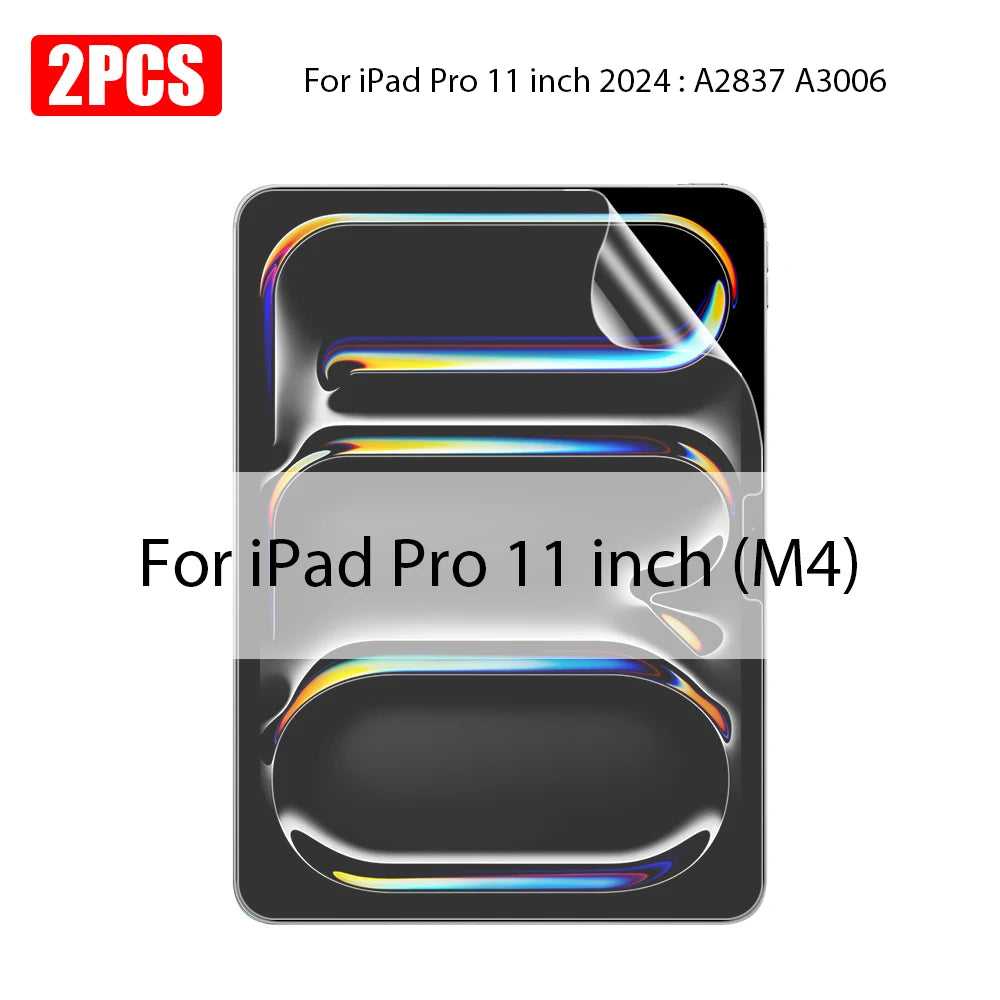 2PCS Paper Film Like For Ipad 10 10th Pro 13 M4 12.9 2025 Screen Protector For Ipad Air 11 5 4 M3 M2 A16 9th Generation Mini 6 7