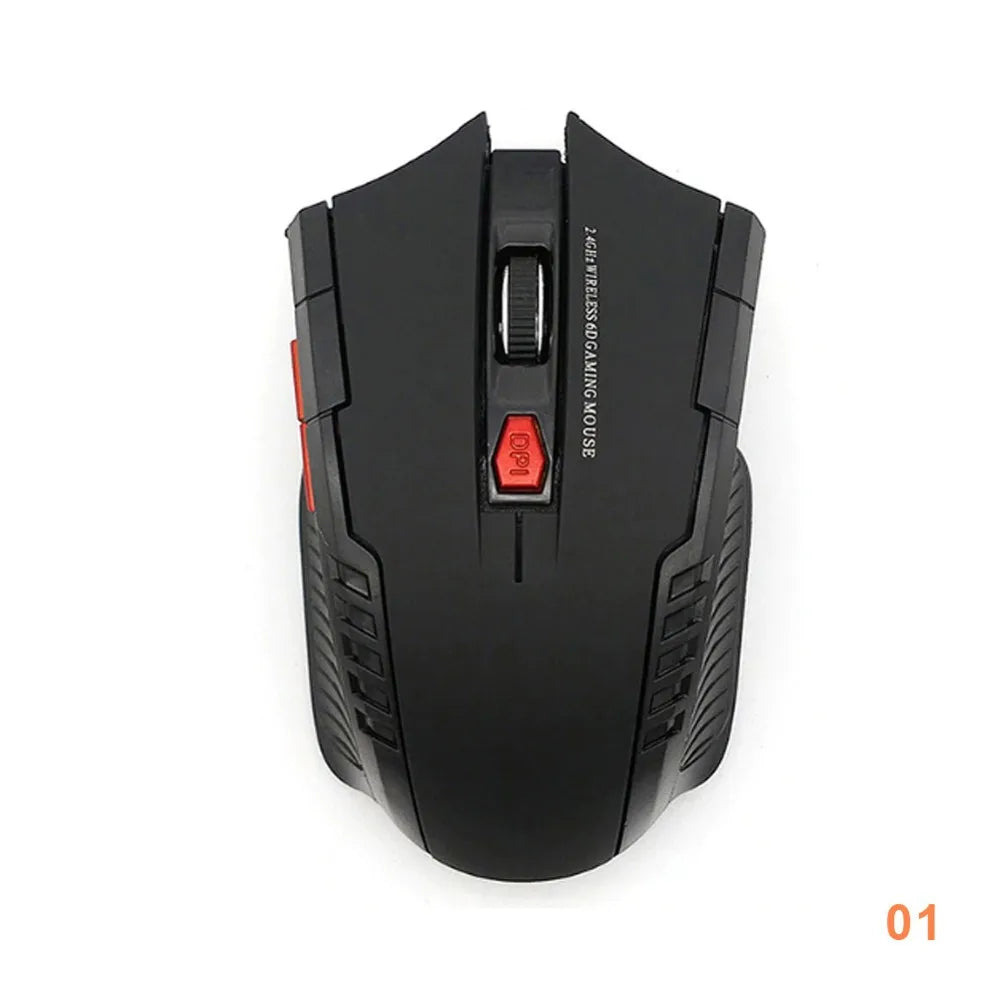 2.4G Wireless Mouse 1600DPI Optical Mouse Gamer for Computer 6 Buttons Wireless Mice with USB Receiver for PC Laptop Accessories