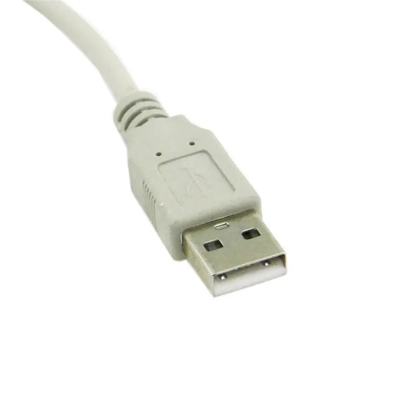 OULLX USB Male to Dual PS2 Female Cable Adapter Converter USB to Two PS/2 for mouse, keyboard, computer cable, and more