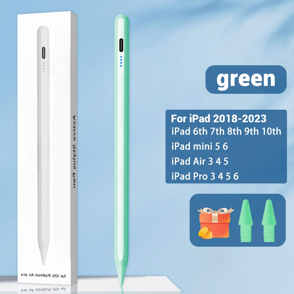 For iPad Pencil 2 1 Palm Rejection Power Display iPad Accessories iPad 2022 2021 2020 2019 2018 Pro 11 12.9 Air Mini Stylus Pen