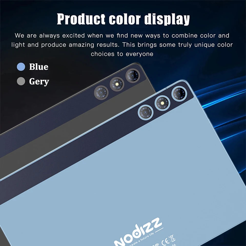 Npad15 Tablet 10.1'' FHD 12GB RAM+512GB ROM MTK6735 Core 1280*800 Display Android 14 5G WIFI 7000mAh Dual Camera Type-C Tablets