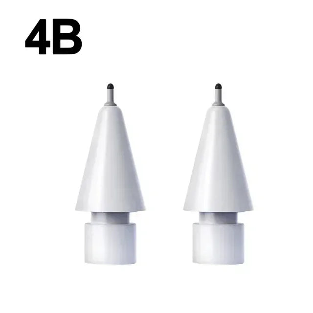 4X Replaceable Pencil Tips for Apple Pencil 1 2 Gen Soft Silicone Protective Cap Touch Screen Stylus Pen Nibs for IPencil 1 2