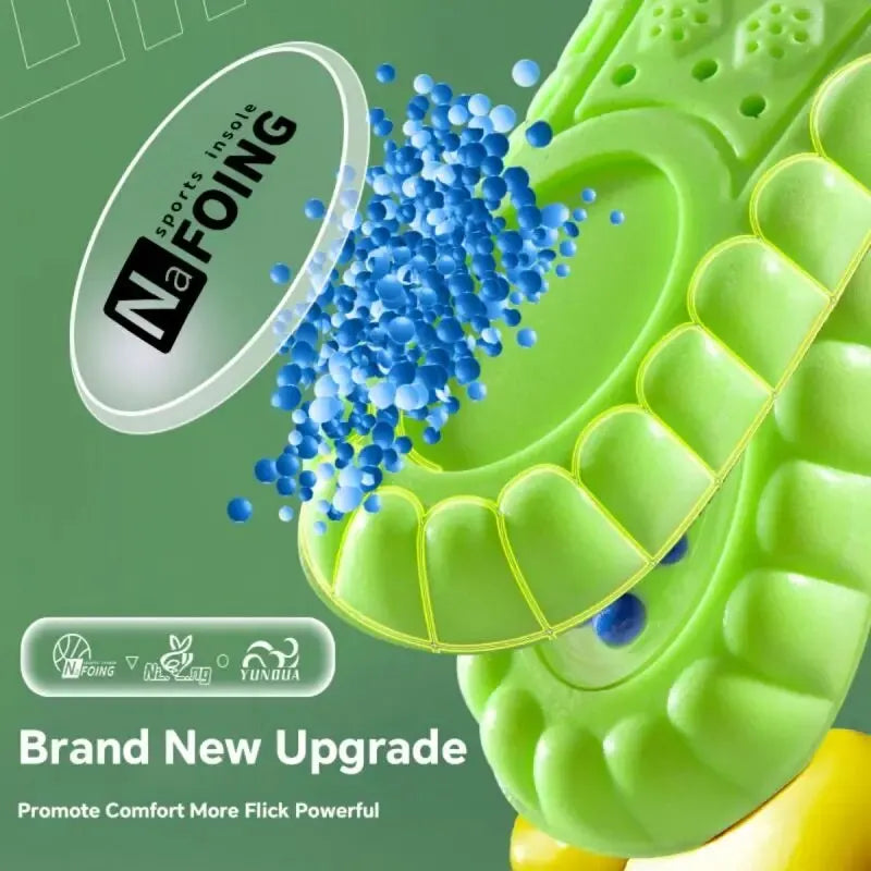 1Pair 4D Cloud Sport Insoles for Shoes PU Air Cushion Sole Soft Shock Absorption Deodorant Breathable Running Orthopedic Insoles