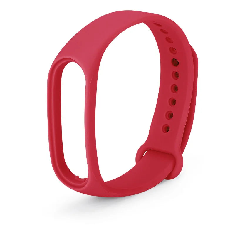 official Silicone Strap For Xiaomi Mi Band 4 5 6 7 Bracelet Sport Watch Wristband Miband4 miband7 Correa Mi band 3 4 5 6 7 Band