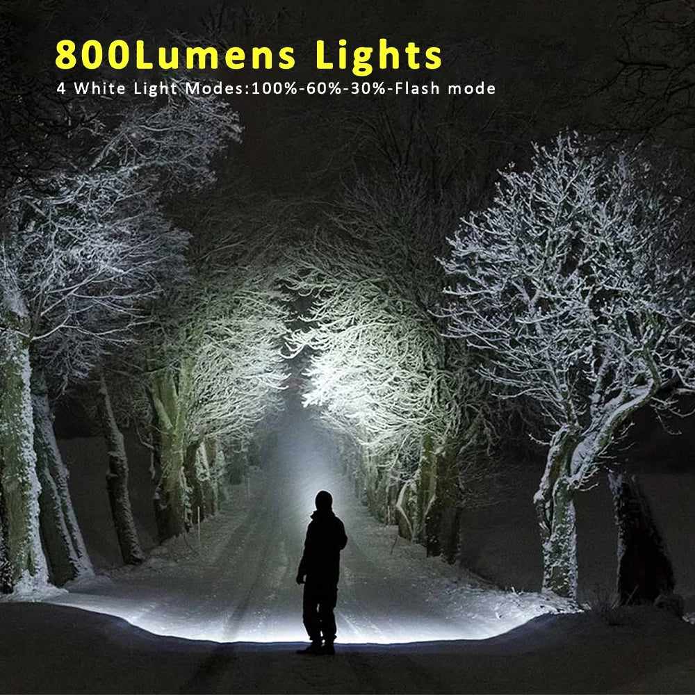 1pc COB Keychain Work Light, Flashlight With 4 Lighting Modes, Keychain Light Emergency Light Mini Flashlight With Magnetic Base