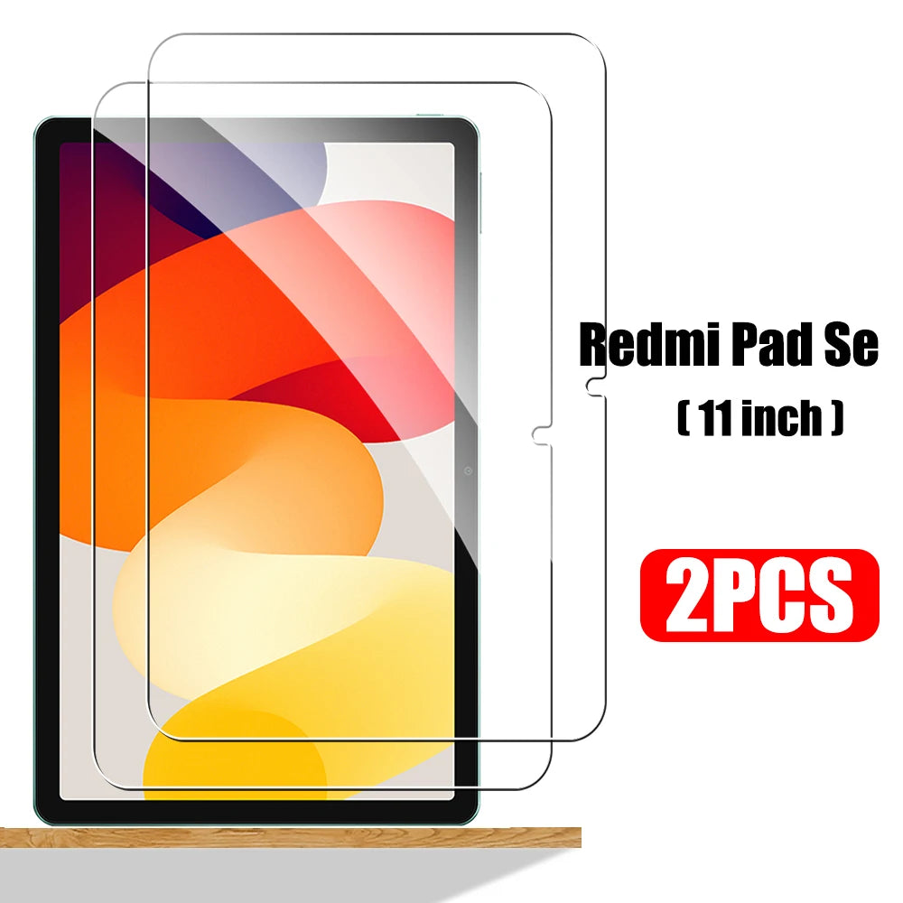 2pcs Tempered Glass For Xiaomi Redmi Pad Se Screen Protector For Redmi Pad Se Accessories