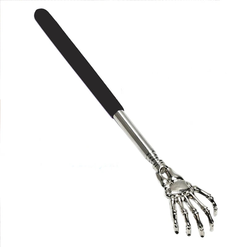 Hackle Handicrafts Stainless Steel Back Scratcher Telescopic Scratching Massager Extendable Itch Old Man Happy Health Products