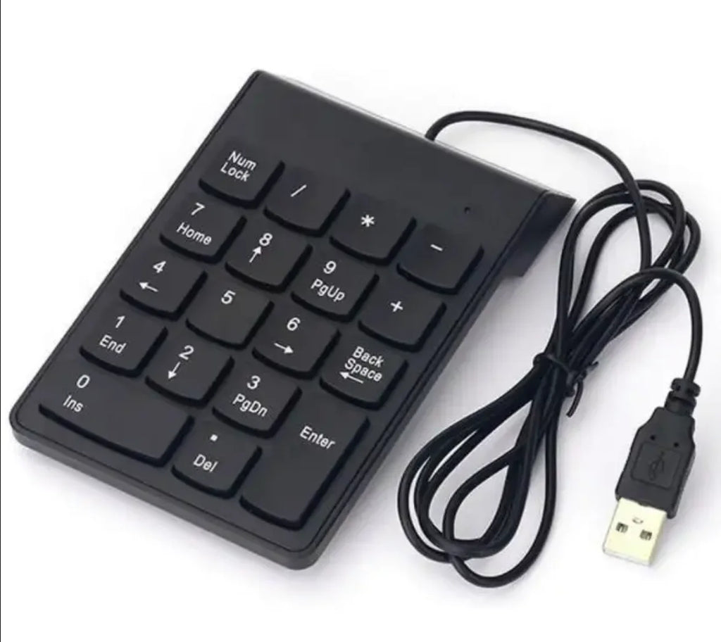 New 18-key USB 2.4G wireless mini numeric keypad /USB Wired numeric keypad, suitable for IMac/MacBook Air/Pro notebook/ PC Deskt