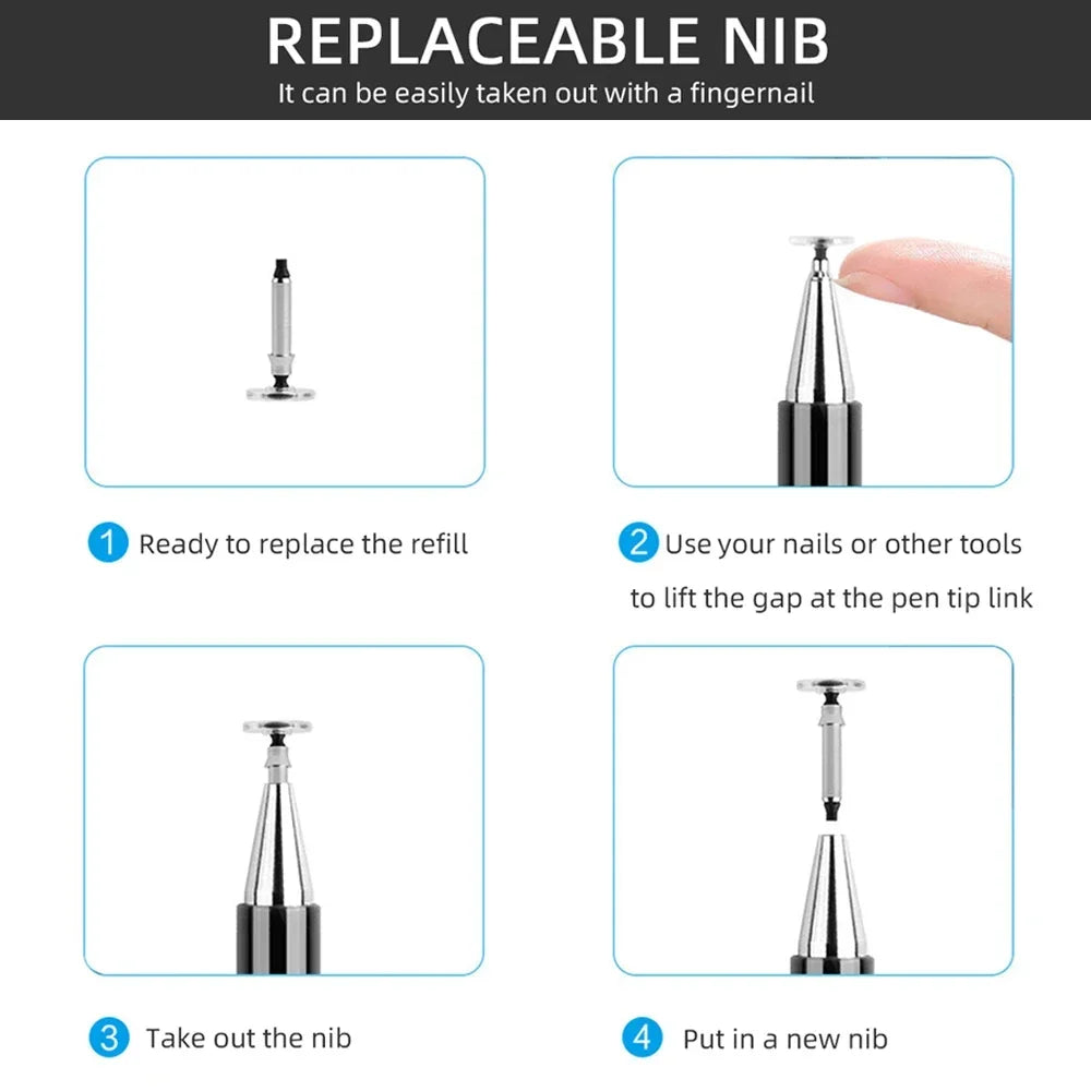 Multi Device 3 in 1 Stylus Pen For iPad  Xiaomi Tablet Smart Phone Apple Pencil iOS Android Touch Pen Drawing Capacitive Pencil