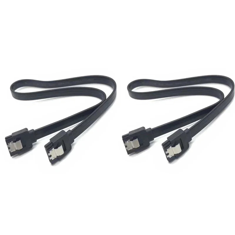 1/2PCS 50CM SATA 3.0 Data Cable High-speed Sata III Cable Adapter Connection Converter For SATA HDD SSD CD Drive Writer Desktop