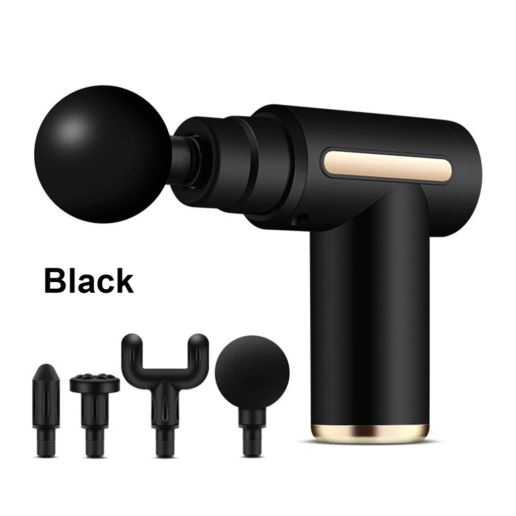 New Portable Fascia Gun Deep Tissue Massage Mini Lightweight and Adjustable Speed Massage Equipment Suitable for the Whole Body