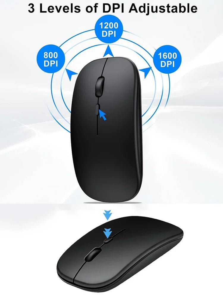 Silent Bluetooth Mouse Marcaron Computer Laptop Optical Mouse Wireless for iPad Samsung Xiaomi Lenovo Tablet Universal Mice