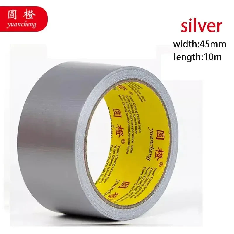 Super Adhesive Fabric Duct Tape (1 Roll) - Waterproof, Leaves No Glue for E-Bike Seat, Tarpaulin & Tent Repair