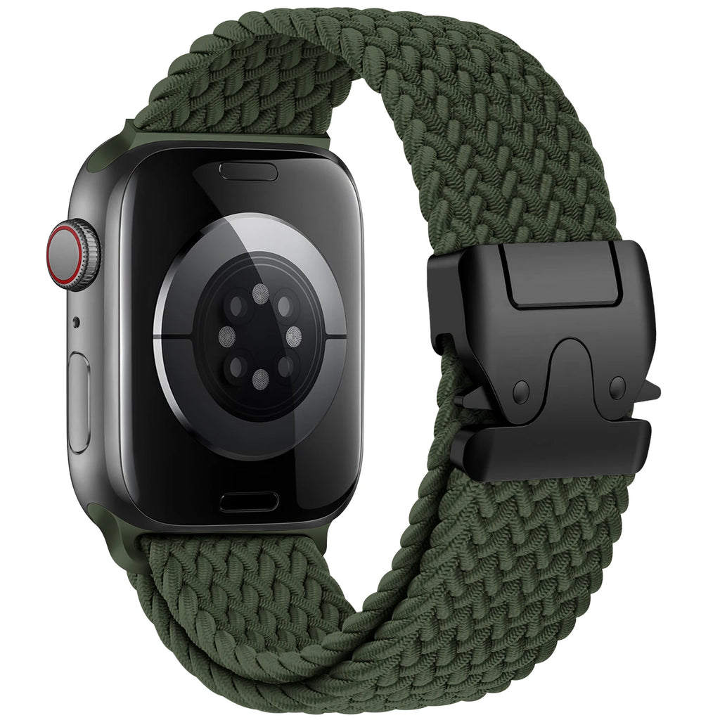 Parachute Straps for Apple watch 10 Band 46mm 42mm 45mm Ultra 49mm 44mm 41mm Braided bracelet correa iWatch Series 9 8 SE 5 6 7