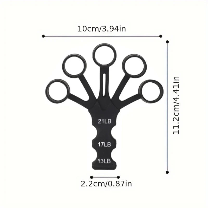 New Silicone Finger Trainer 5 Finger Wrist Stretcher Finger Strength Recovery Flexion and Extension Vein Trainer