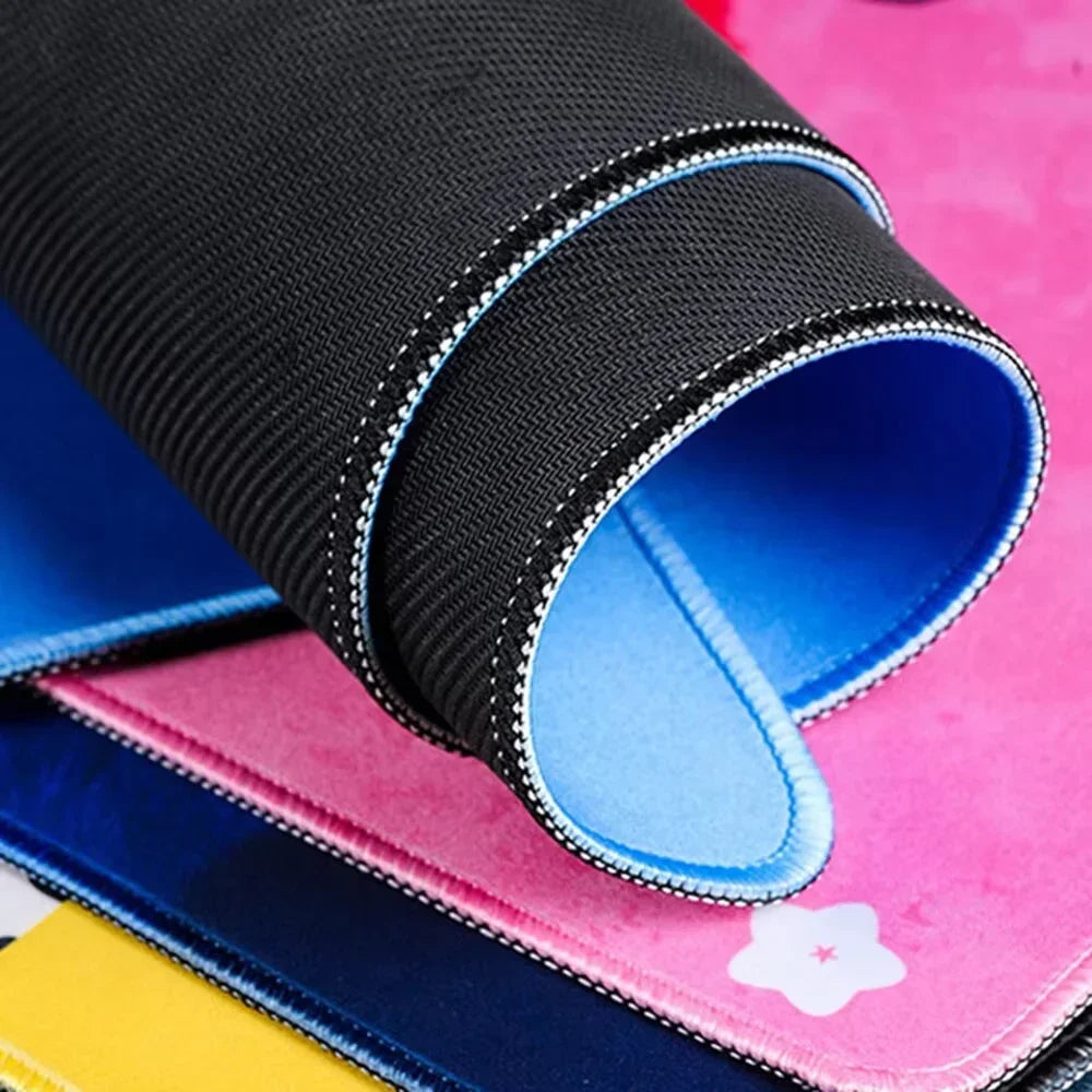 Gray mouse pad Large/Small overlocked mousepad xxl desktop keyboard table pad gray series game desk mat computer accessories