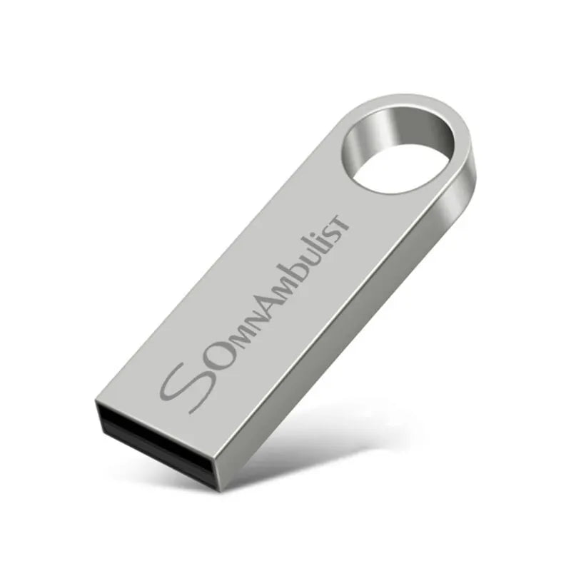 Metal USB Flash Drive Pendrive 8GB 16GB 32GB 64GB High Speed Memory Stick U Disk 128GB waterproof Key Ring Gift metal stick key