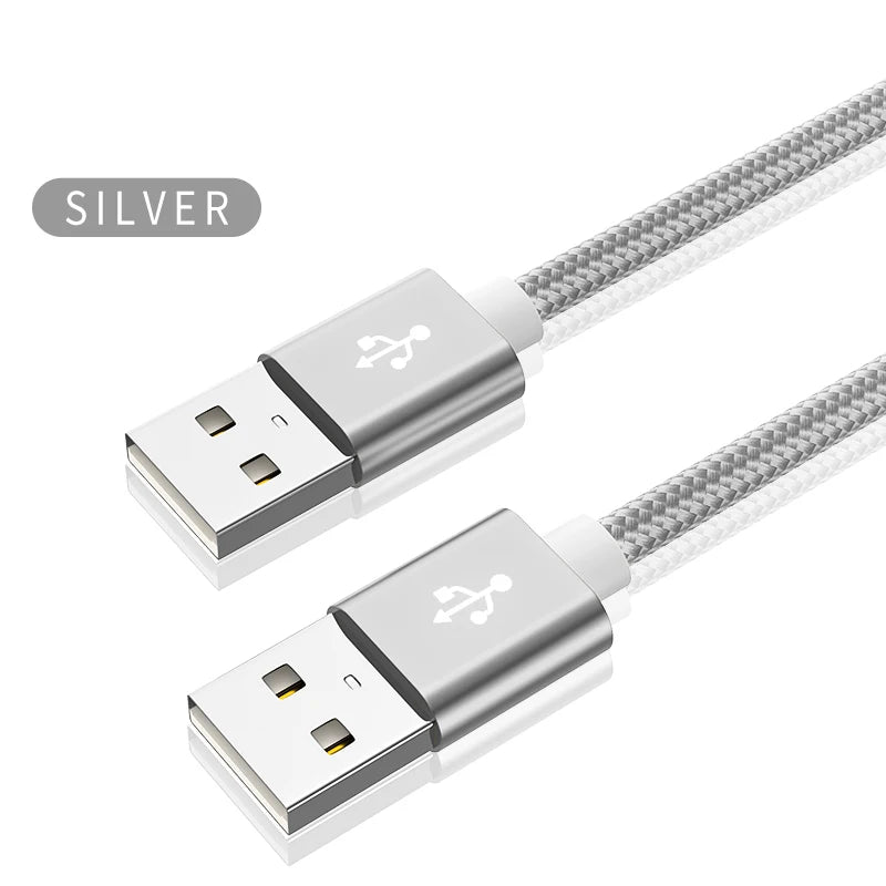 Kebiss USB to USB Extension Cable Type A Male to Male USB Extender for Radiator Hard Disk Webcom Camera USB Cable Extens
