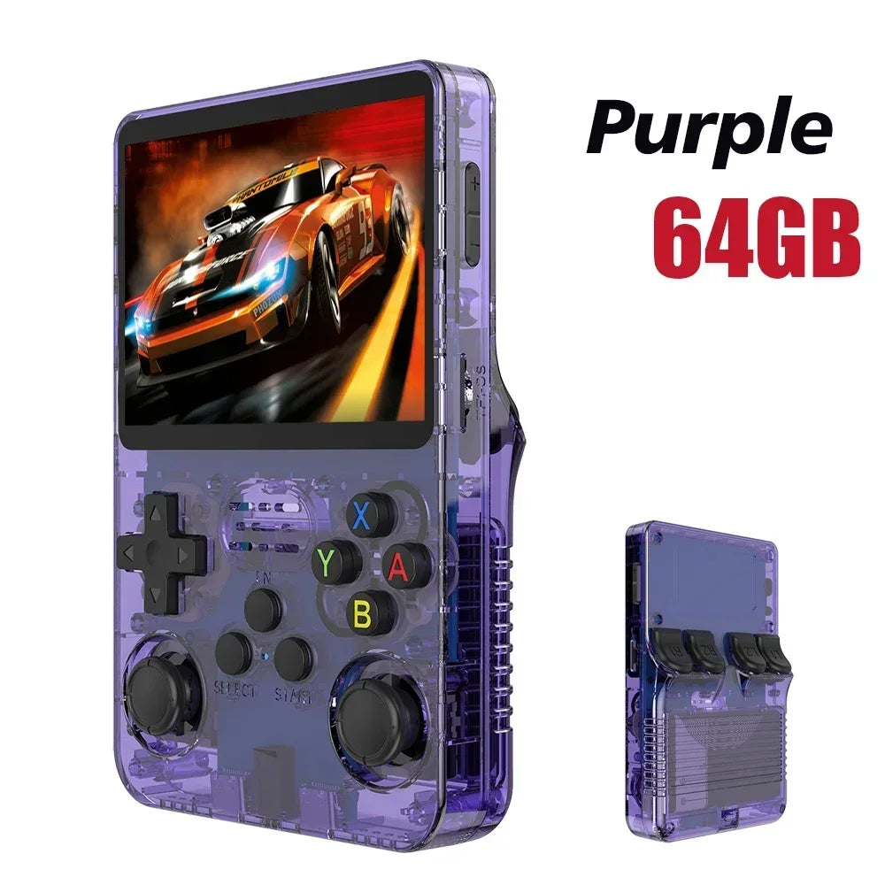 20000 games R36S retro game console 3.5-inch Linux open-source system portable handheld game console with 64G for children gifts