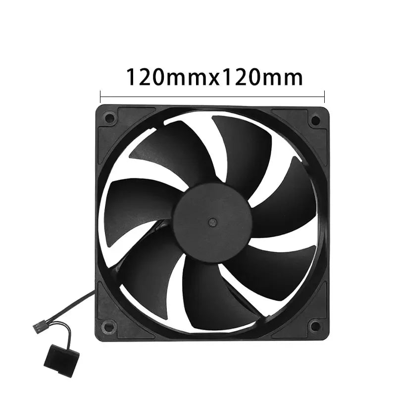 LDPCSJ 8cm 9cm 12cm Quiet Computer Fan Silent PC Fans For Computer PC Case GPU CPU Cooler Radiator Cooling