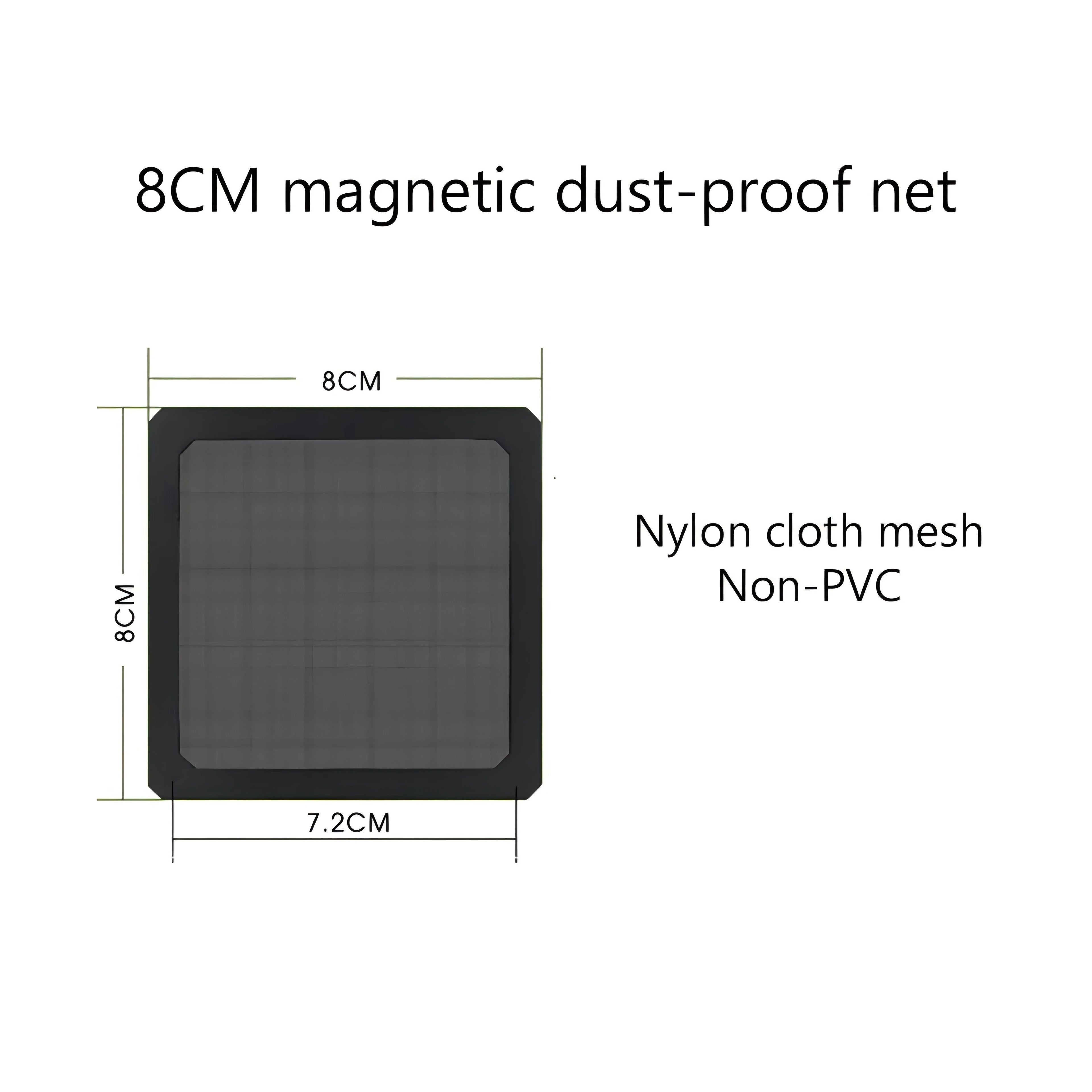 LDPCSJ 8cm 12cm 14cm PC Chassis Cooling Fan Dust Filter Magnet Dustproof Mesh Cover Computer Chassis Net Guard with Hole
