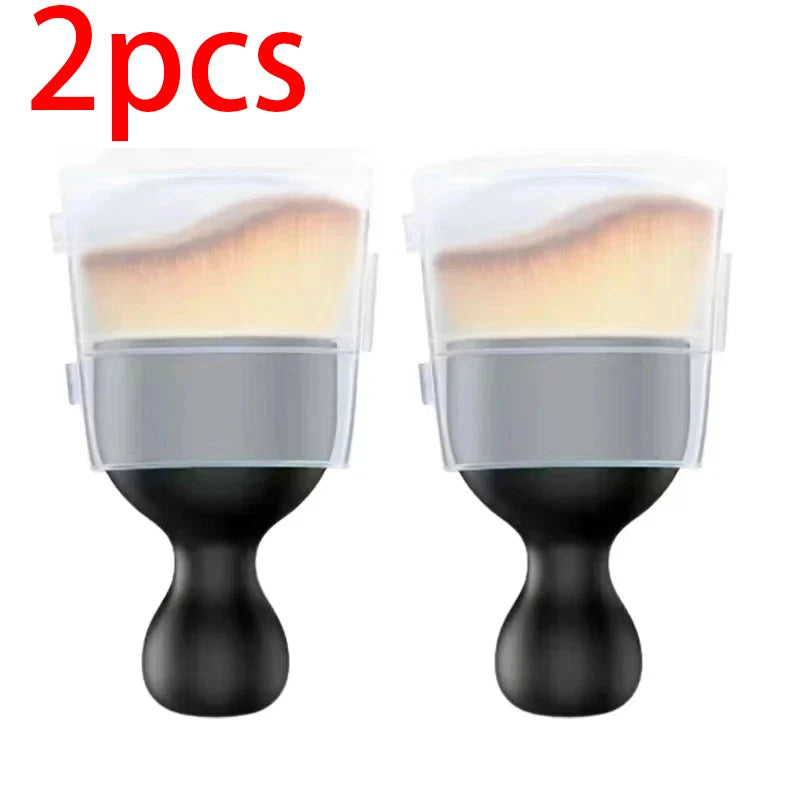 Car Air Vent Cleaning Soft Brush with Casing Car Interior Cleaning Tool Artificial Car Brush Car Crevice Dusting Car Detailing