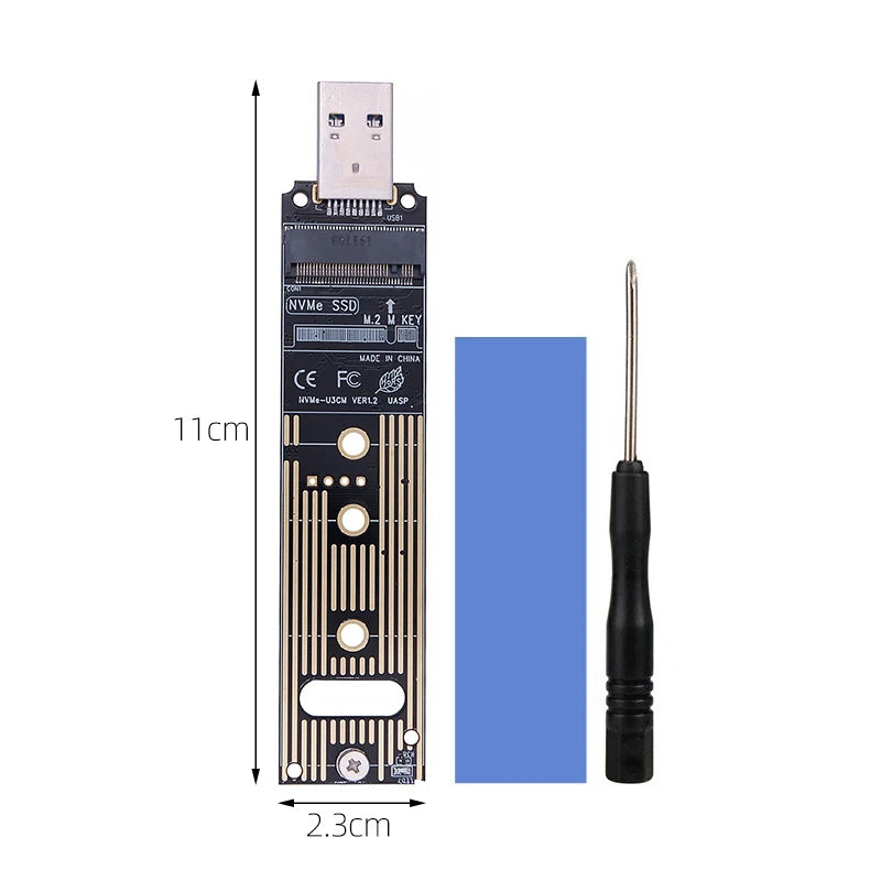 M.2 NVME SSD to USB 3.1 Adapter PCI-E to USB-A 3.0 Internal Converter Card JMS583 Chip 10Gbps USB3.1 Gen 2 for PCI-E/M.2 SSD