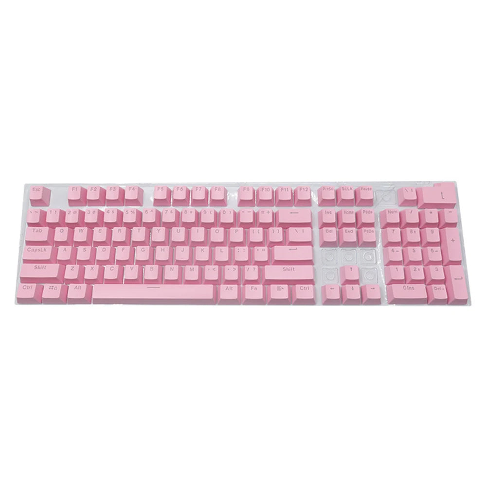 104pcs ABS Universal Mechanical Keyboard Keycaps Desktop Computer Ergonomic Blank Keycaps For Cherry MX Mechanical Keyboard Caps