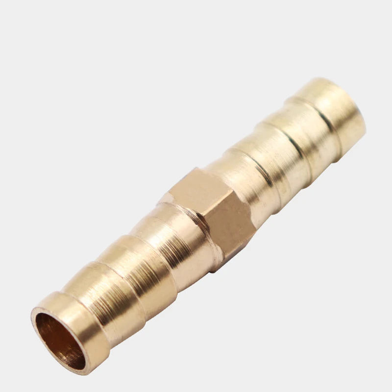 10pcs Brass Double Pagoda Joint For 6/8/10/12mm Hose Copper Pagoda Water Tube Fittings Quick Connector Garden Irrigation Adapter