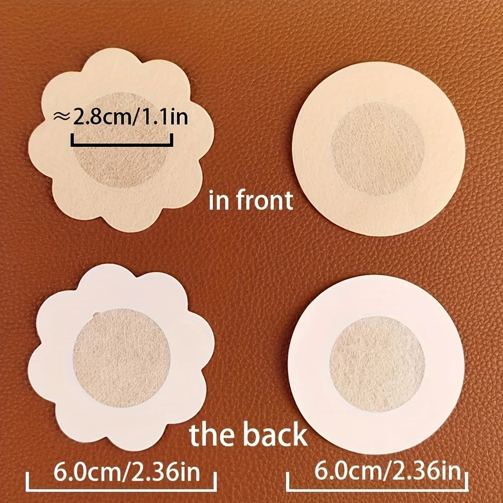 10/50/100-Piece Disposable Nipple Stickers, Invisible Self-Adhesive Anti-Convex Nipple Stickers, Women'S Underwear Accessories