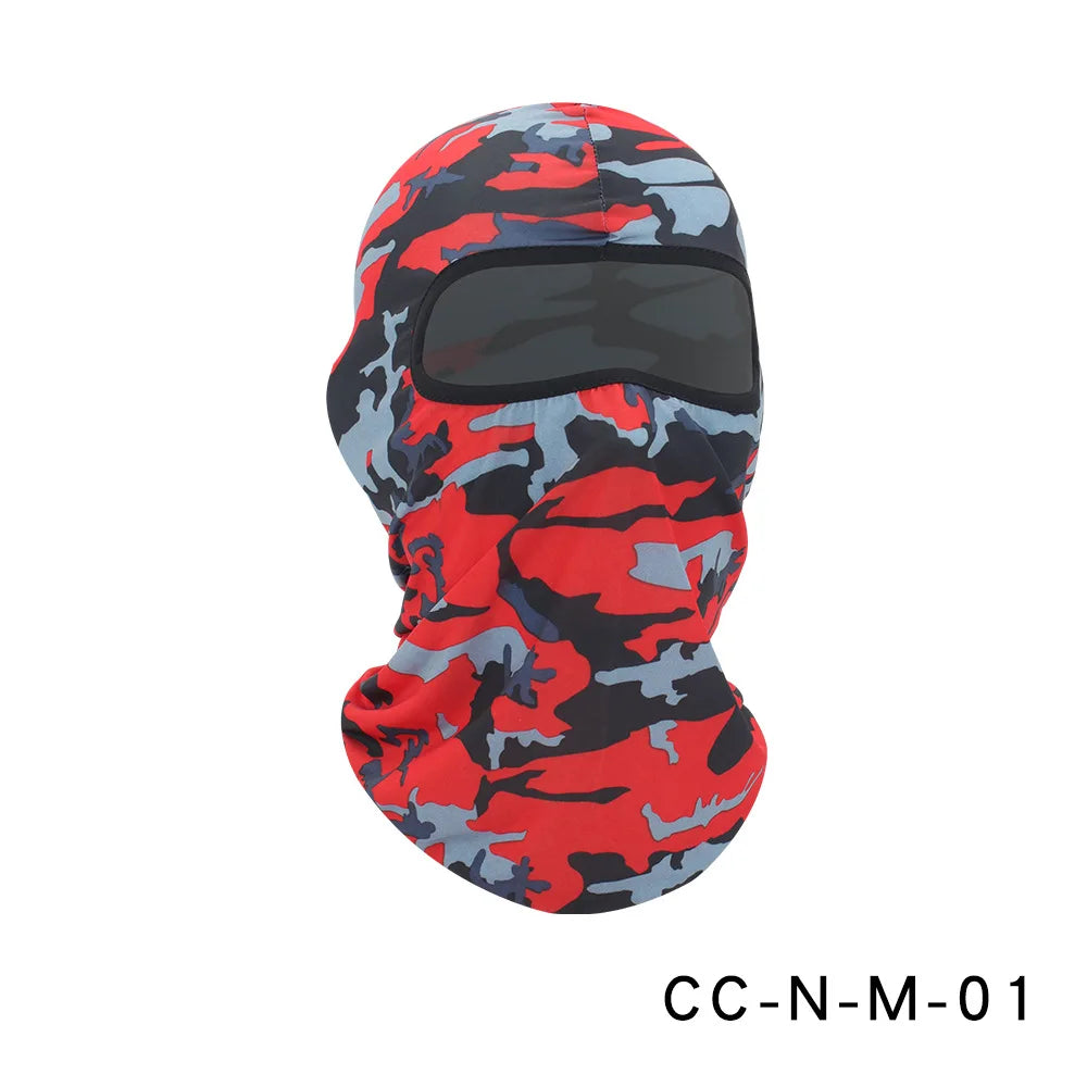 Motorcycle Balaclava Sun Protection Full Face Mask Breathable Mesh Airsoft Mask Balaclava Bicycle Cycling Head Cover Unde