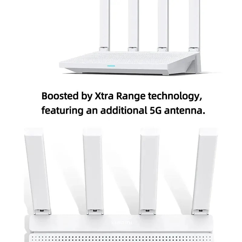 NEW Original Xiaomi AX3000T Router 5GHz 160MHz Broadband 1.3GHz Processor High Speed NFC Connection For Home Office Games -CN