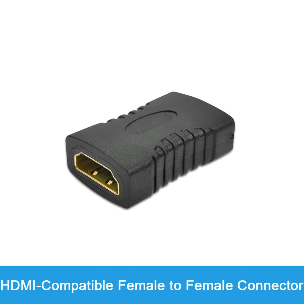 HDMI-Compatible Adapter 90 270 Degree Right Angle Male to Female Converter 4K HD Connector Mini / Micro HDMI-Compatible Extender