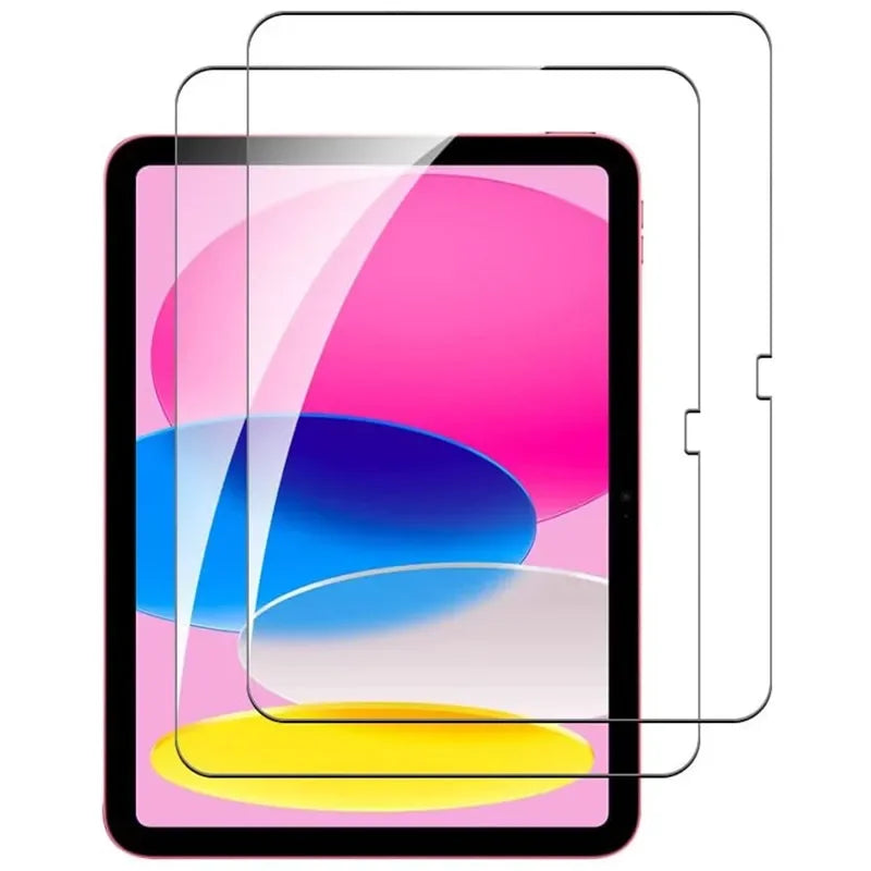 2PCS Glass Screen Protector Tablet Case  IPad 10th Generation 11th 10.9 Inch 2025 iPad A16 A3354 A3355 A2696 A2757  Gen Cover