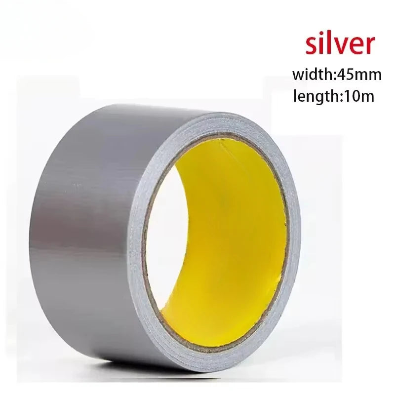 Super Adhesive Fabric Duct Tape (1 Roll) - Waterproof, Leaves No Glue for E-Bike Seat, Tarpaulin & Tent Repair