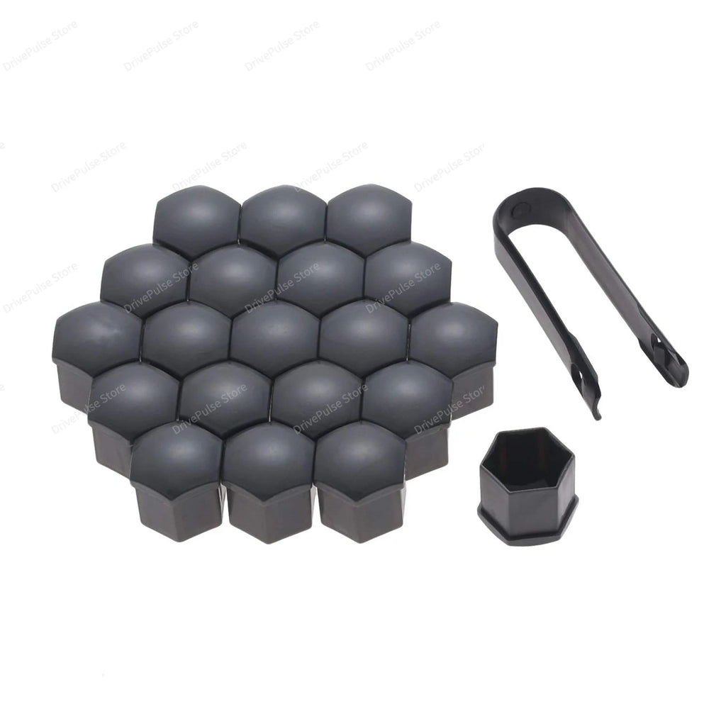 20PCS Universal Wheel Nut Covers 17/19/21mm - ust-proof wheel bolt caps for Car, SUV, Truck | Exterior Protection & Decoration