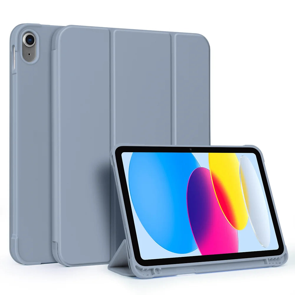 For iPad Mini 6 7 iPad Pro 11 M4 iPad Air 11 M2/M3 10th A16 for Air 5/6/7/8 10.2 9.7 10.9 Shockpro Case with Side Pencil Holder