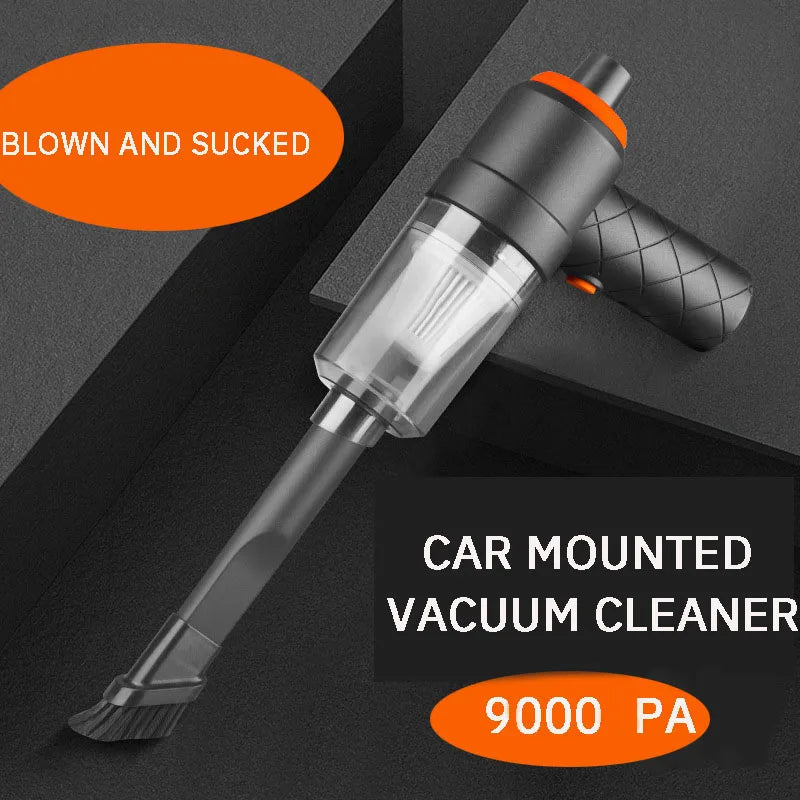 Car hair dryer high-power car vacuum cleaner car wireless portable handheld car mini vacuum cleaner