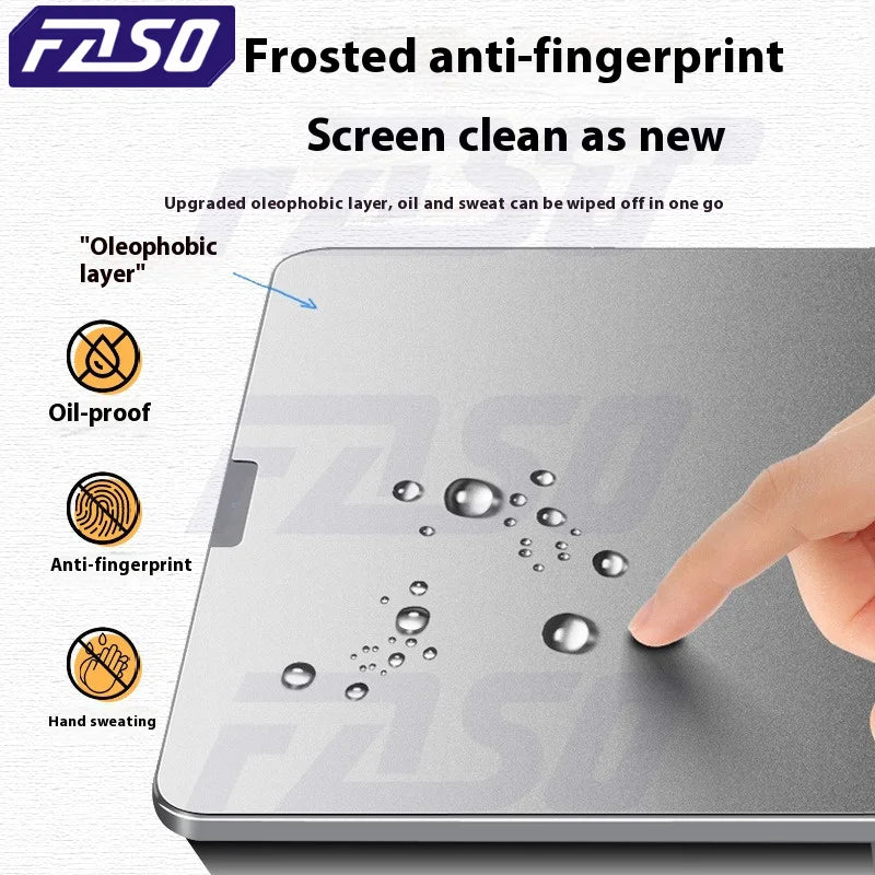 FASO 3Pcs Paper Feel Like Screen Protector For ipad Air 11 Pro 13 2024 10th 9th Generation 8 7 6 Air 5 4 Pro 11 12.9 10.5