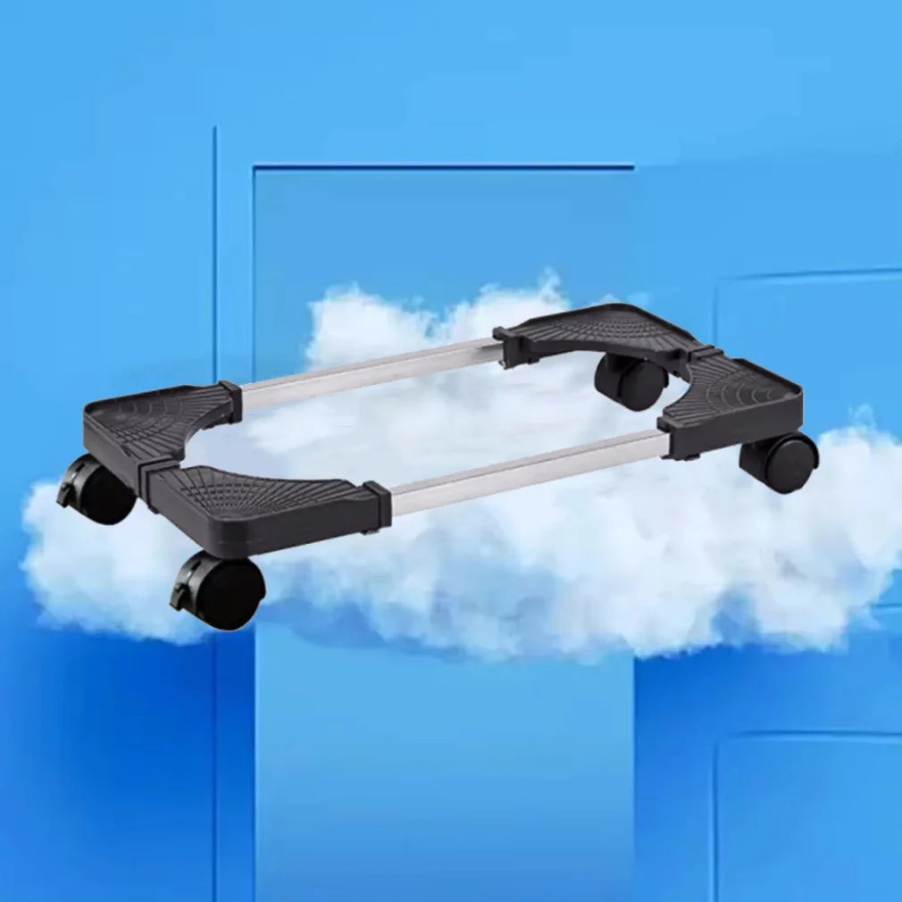 Computer CPU Tower Stand, Adjustable Mobile CPU Stand, CPU Holder PC Tower Stand With Rolling Caster Wheels, Adjustable Width