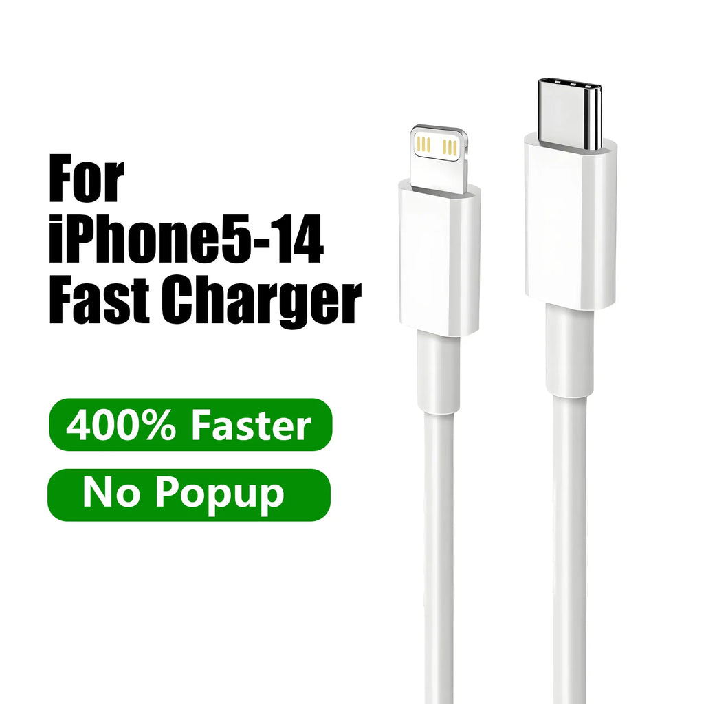 35w for iPhone Fast Charger for iPhone 14 13 12 11 Pro Plus mini XS Max XR X 8 iPad Air Quick Charging Power Adapter USB C cable
